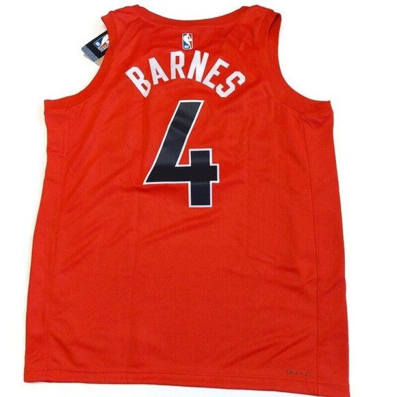 Nike Toronto Raptors Scottie Barnes #4 Icon Edition Swingman Jersey Mens L 48 - Picture 7 of 9